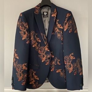 Twisted Tailor Koi Print blazer size 42 UK (fits L)